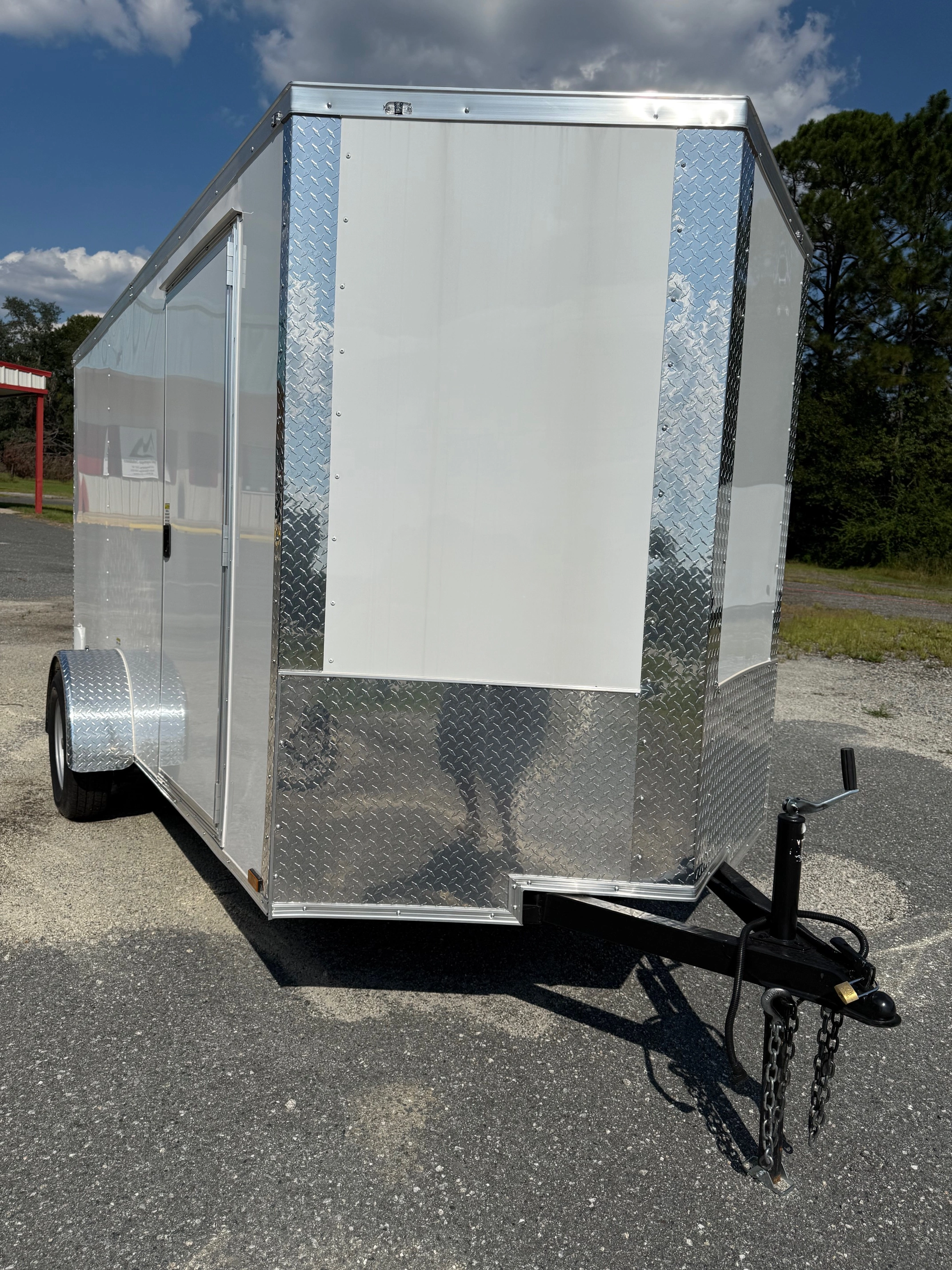 6x12 Single-Axle Enclosed Cargo Trailer